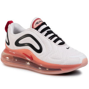 Nike  Air Max 720 Sneakers‎ AR9293 602 Lace Up Light Soft Pink/Gym Red Size 8.5